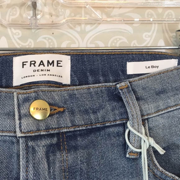 Frame Denim Woman's Le Boy Wide Release - Picture 5 of 9